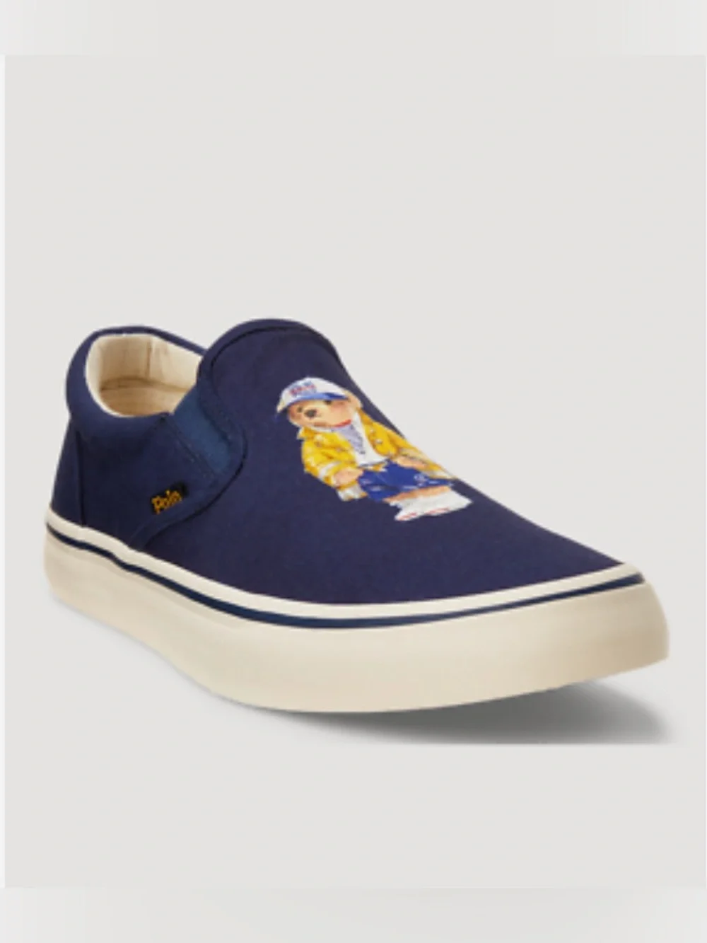 Polo Ralph Lauren Men's Thompson Polo Bear Sneaker Bear Navy Graphic Print 9